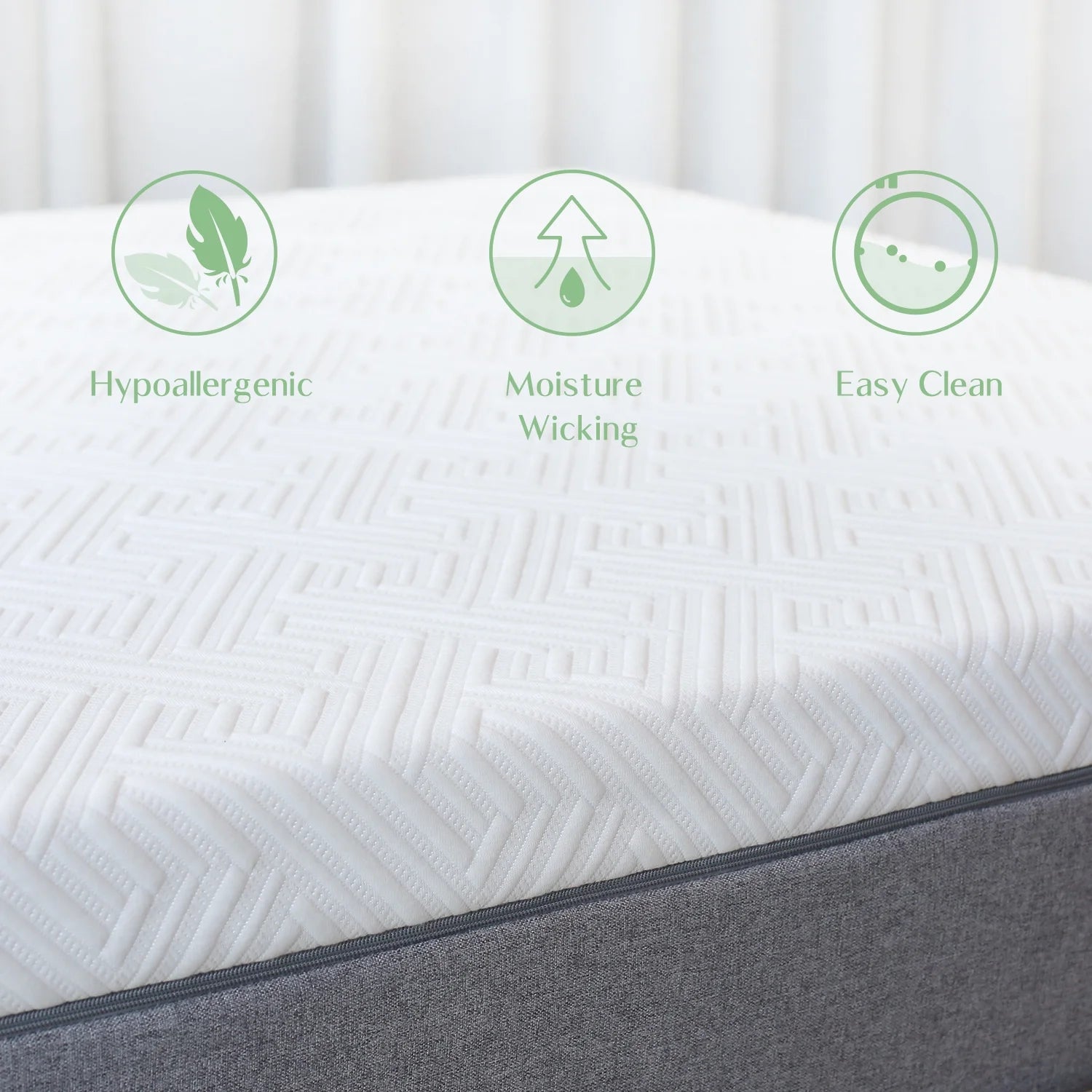 10 Inch Gel Memory Foam Mattress in a Box, Twin Mattress