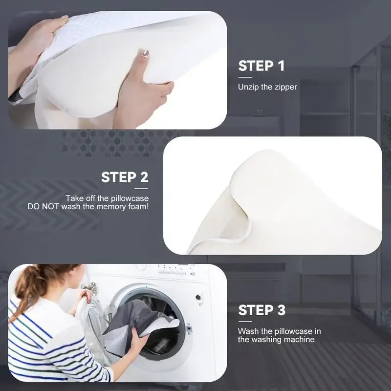 Ergonomic Butterfly Memory Sleep Pillow, Memory Foam Pillow